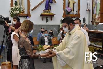  Telde rinde honores a la Virgen de Las Nieves con una solemne misa en Lomo Magullo/Francisco Javier Santana-TA.